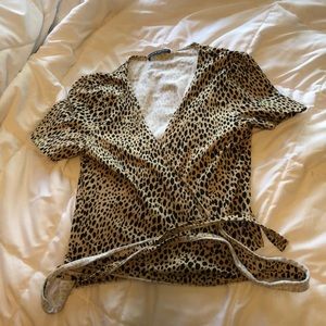 Brandy Melville wrap top